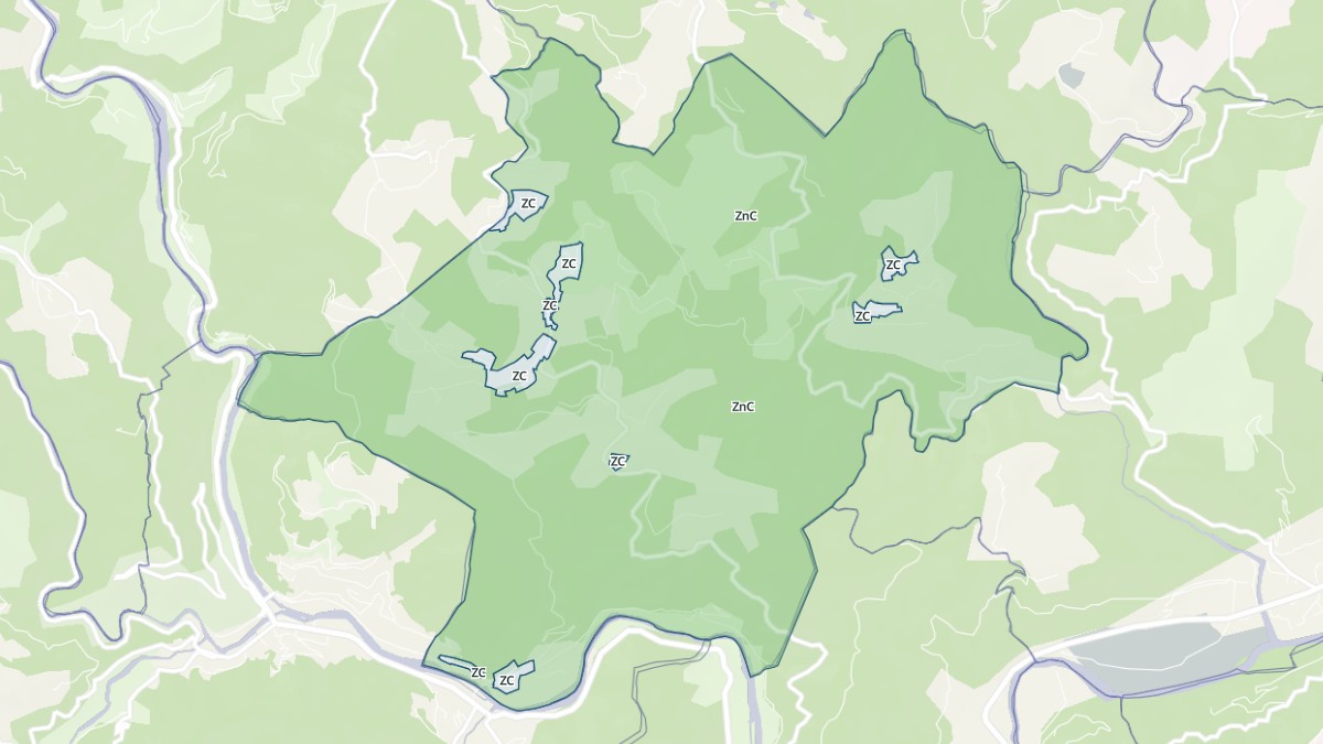 Aperçu cartographique de Saint-Michel-de-Chabrillanoux, centré sur la commune
