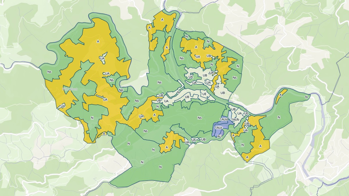 Aperçu cartographique de Saint-Sauveur-de-Montagut, centré sur la commune