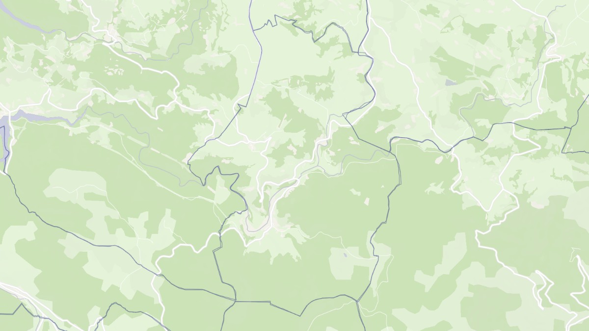 Aperçu cartographique de Usclades-et-Rieutord, centré sur la commune