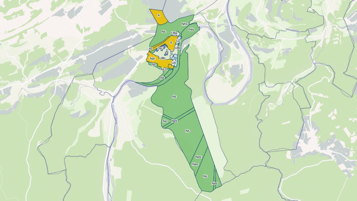 Aperçu cartographique de Aubrives, centré sur la commune