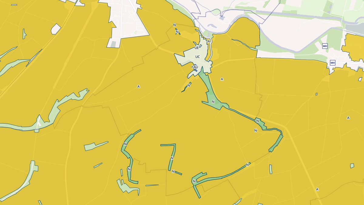 Aperçu cartographique de Biermes, centré sur la commune