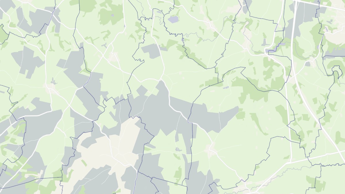 Aperçu cartographique de Blombay, centré sur la commune