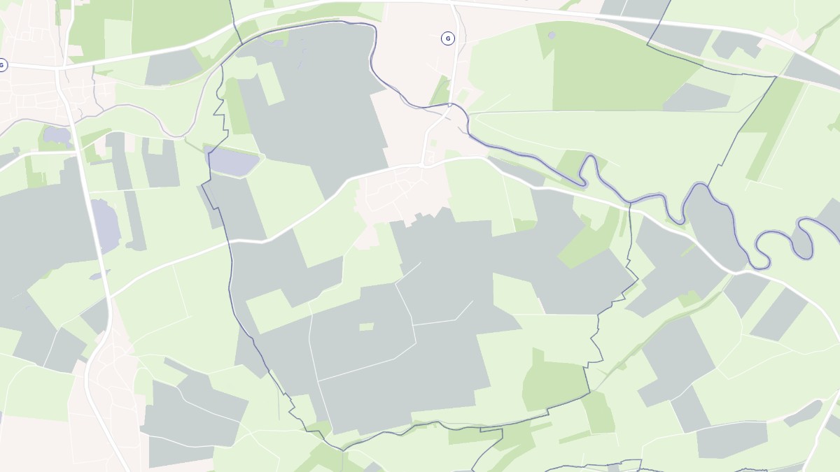 Aperçu cartographique de Brévilly, centré sur la commune