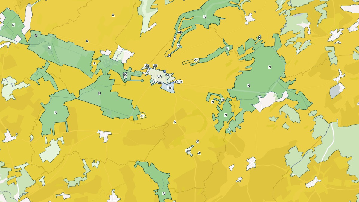 Aperçu cartographique de Buzancy, centré sur la commune