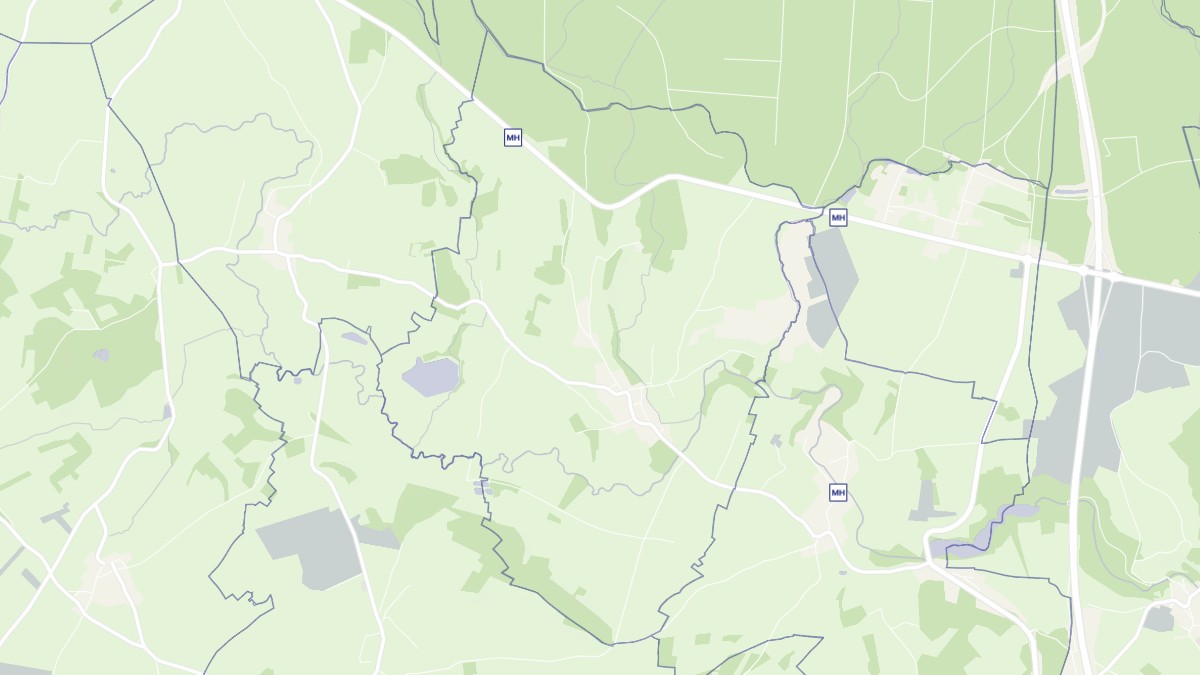 Aperçu cartographique de Chilly, centré sur la commune