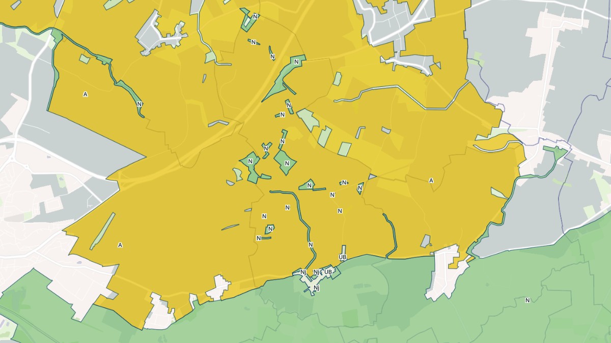Aperçu cartographique de Doux, centré sur la commune