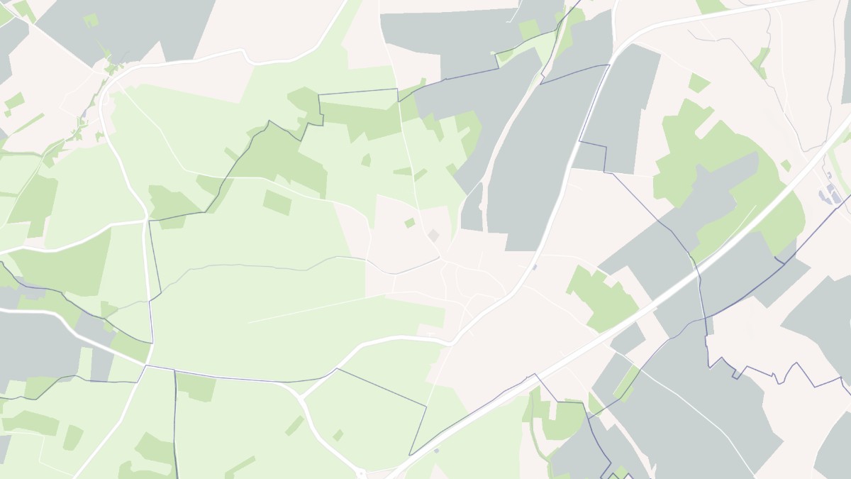 Aperçu cartographique de Faissault, centré sur la commune