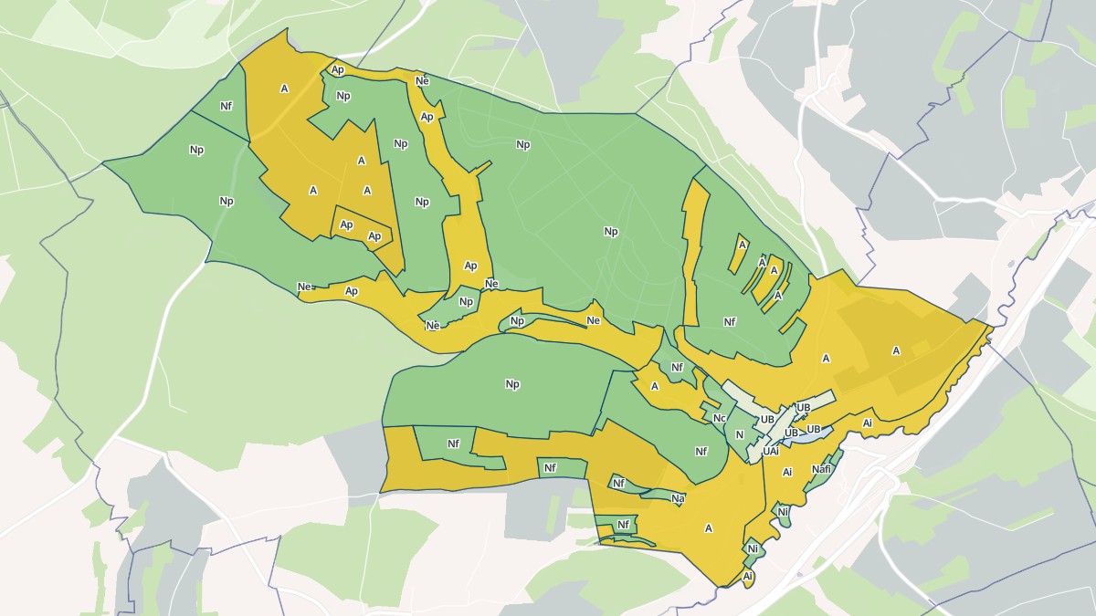 Aperçu cartographique de Guignicourt-sur-Vence, centré sur la commune