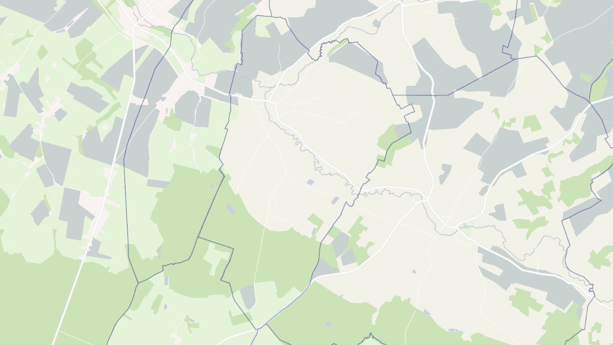 Aperçu cartographique de Hannappes, centré sur la commune