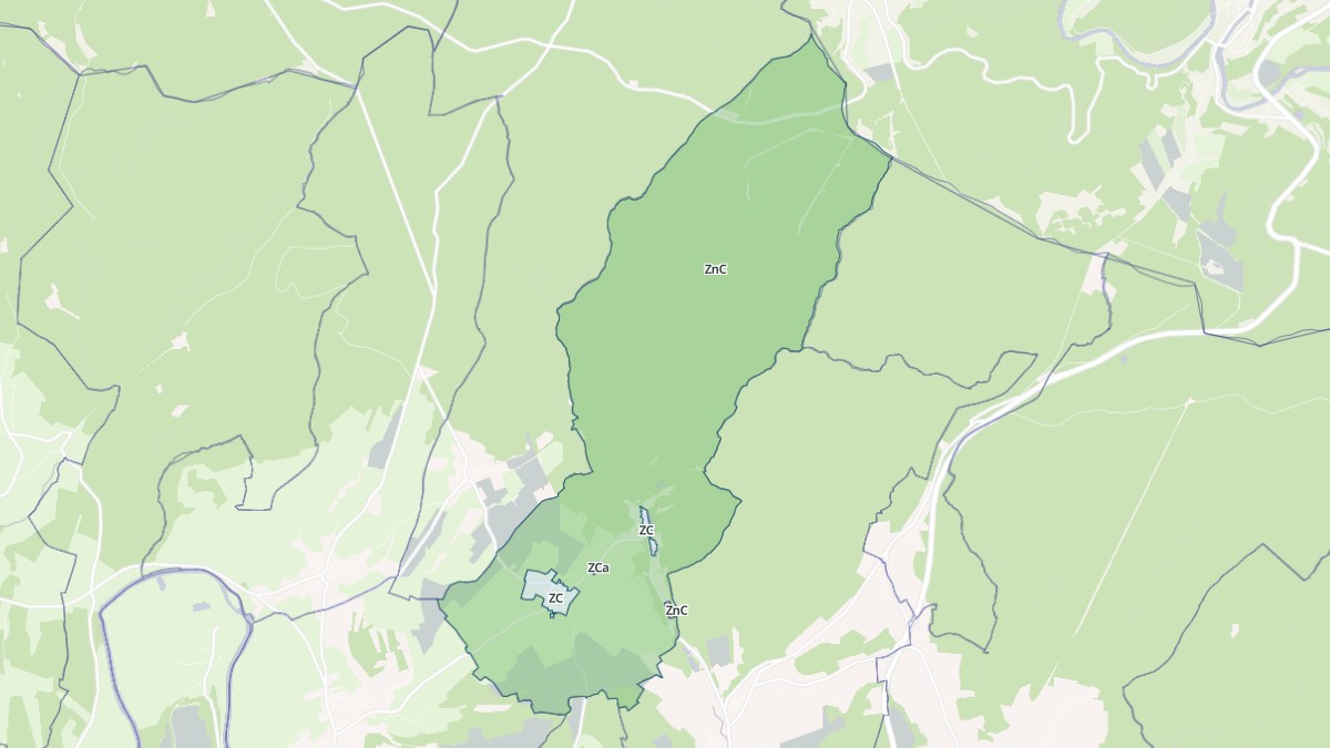 Aperçu cartographique de Illy, centré sur la commune