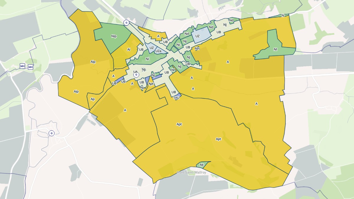 Aperçu cartographique de Margut, centré sur la commune