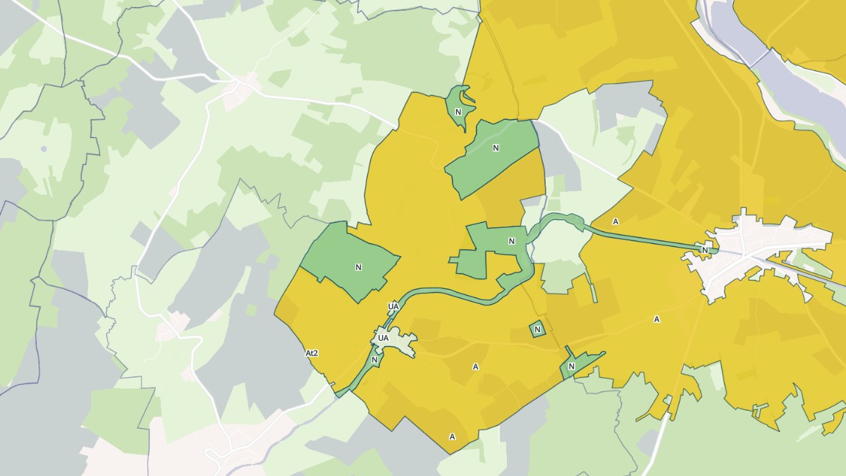 Aperçu cartographique de Montgon, centré sur la commune