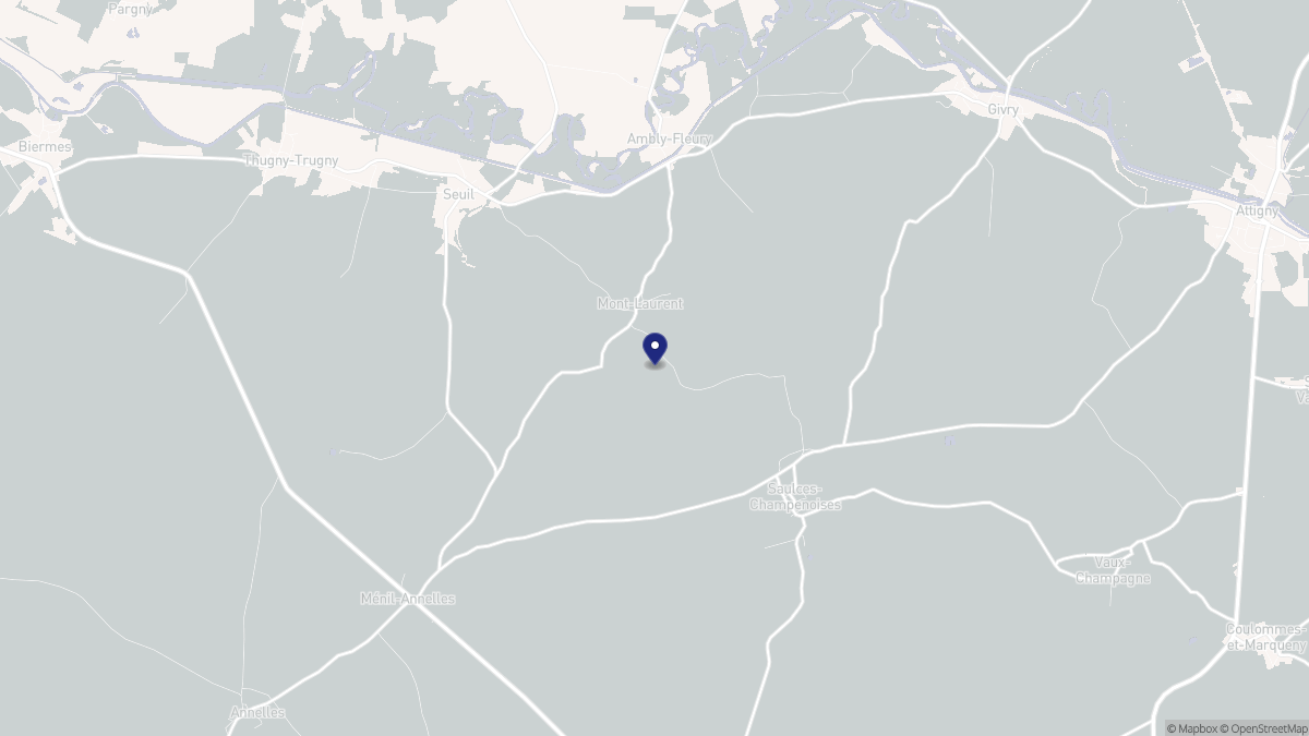 Aperçu cartographique de Mont-Laurent, centré sur la commune
