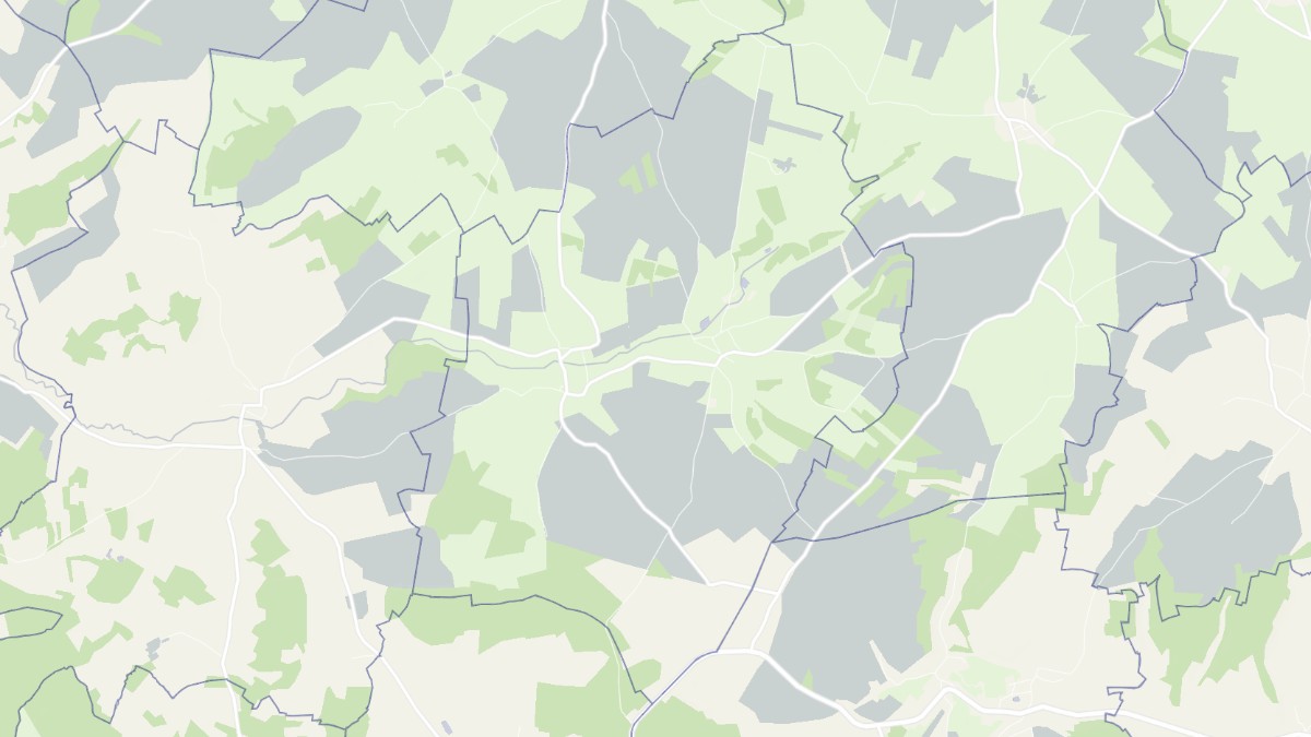 Aperçu cartographique de Prez, centré sur la commune