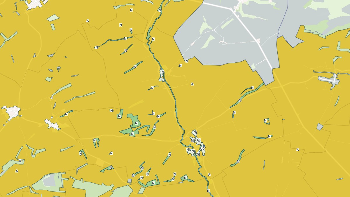Aperçu cartographique de Saint-Fergeux, centré sur la commune