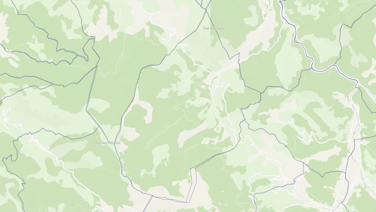 Aperçu cartographique de Alos, centré sur la commune