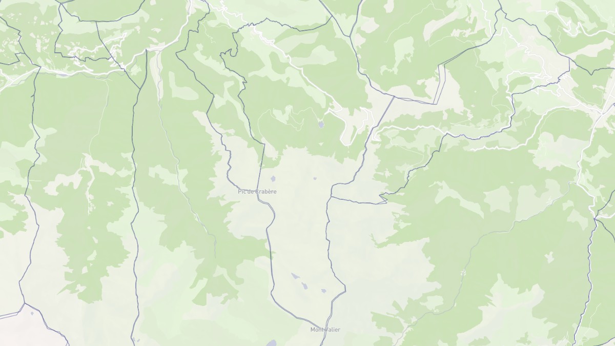Aperçu cartographique de Bethmale, centré sur la commune