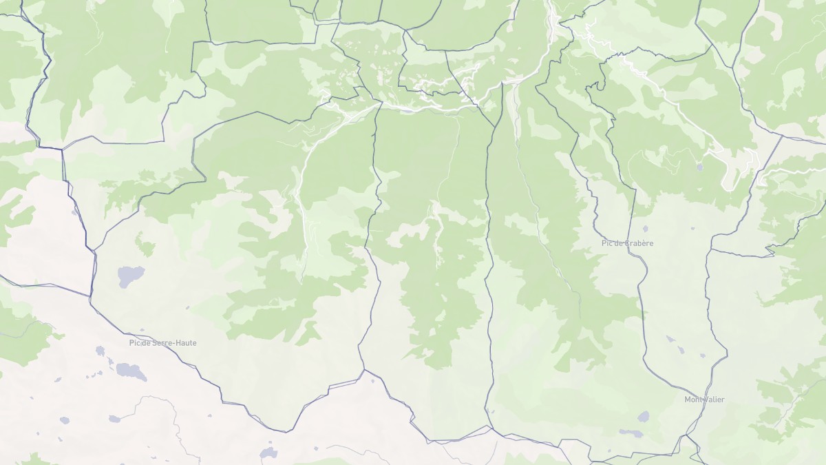 Aperçu cartographique de Bonac-Irazein, centré sur la commune