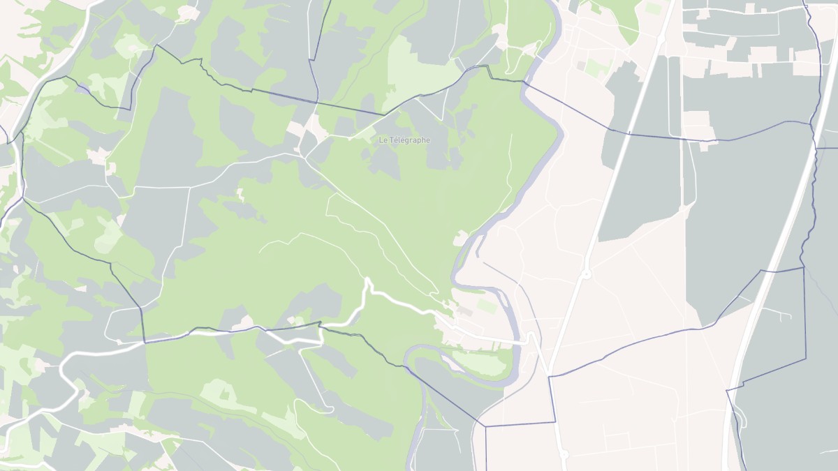 Aperçu cartographique de Bonnac, centré sur la commune