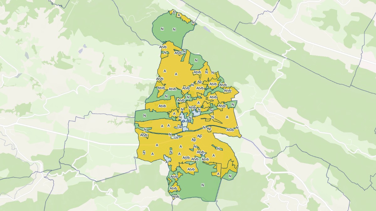 Aperçu cartographique de Cadarcet, centré sur la commune