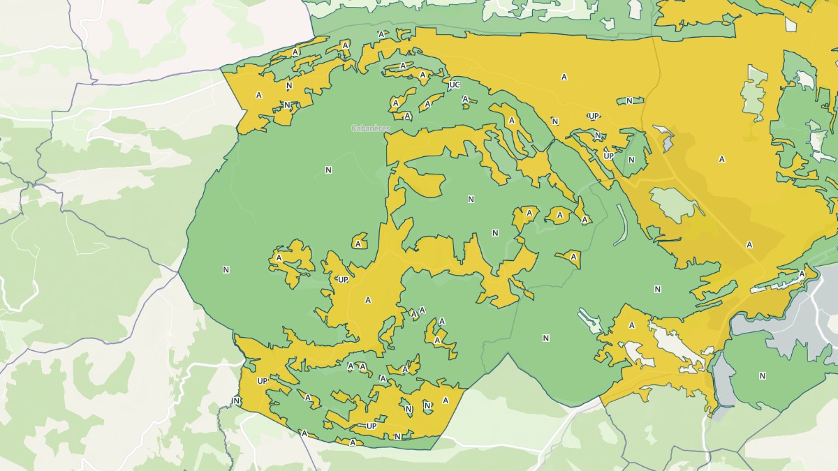 Aperçu cartographique de Camarade, centré sur la commune
