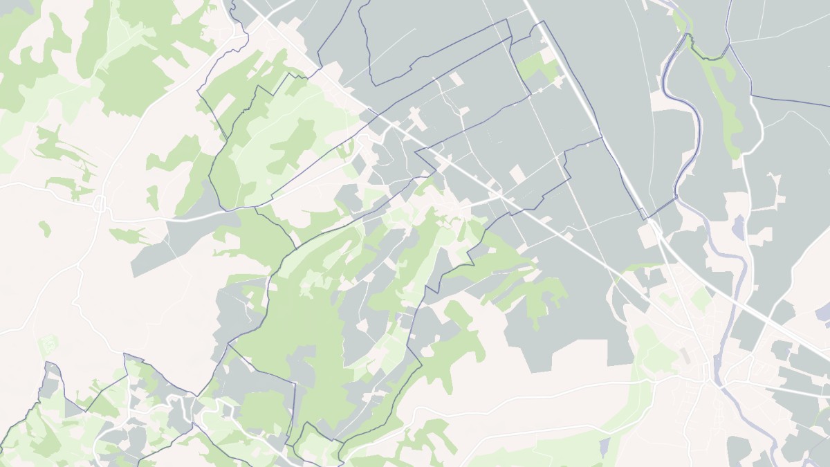 Aperçu cartographique de Canté, centré sur la commune