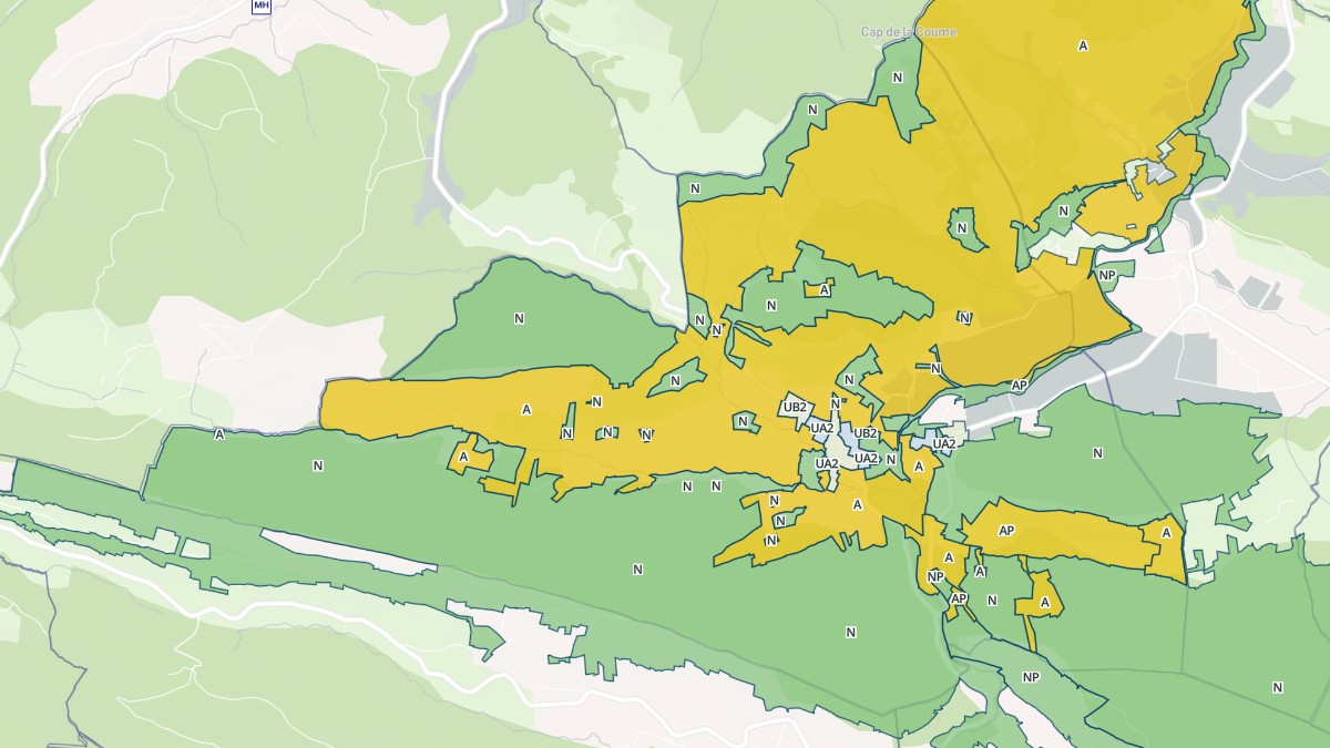 Aperçu cartographique de Carla-de-Roquefort, centré sur la commune