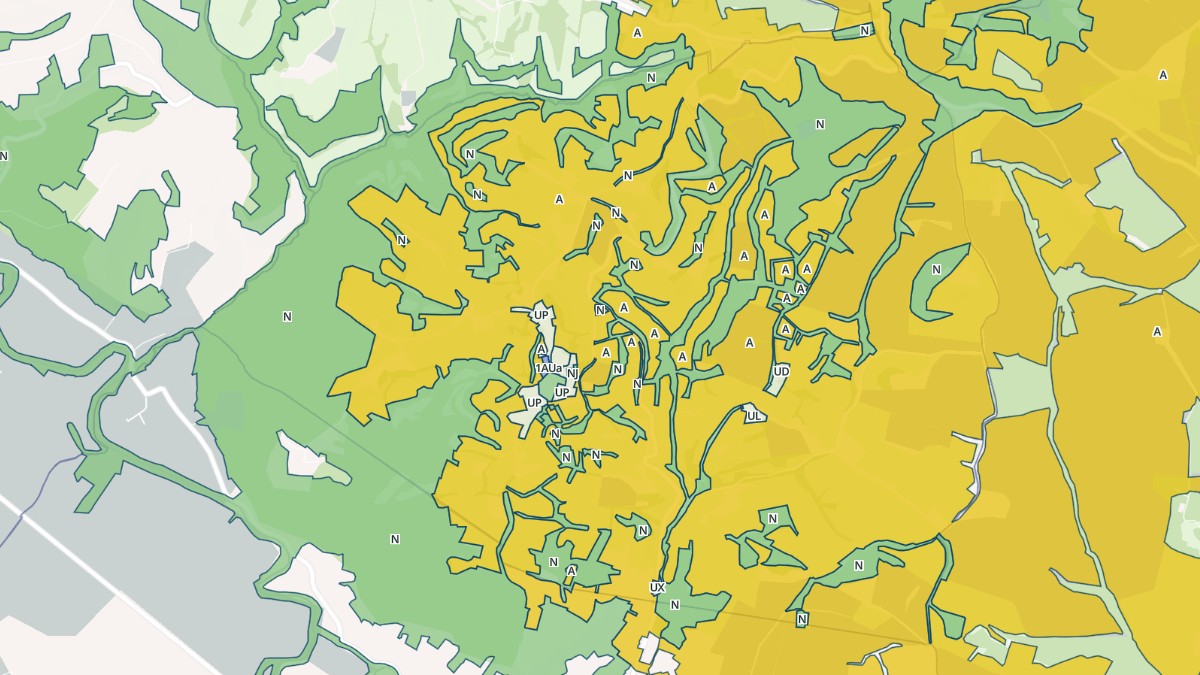 Aperçu cartographique de Castex, centré sur la commune