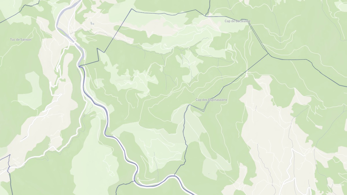 Aperçu cartographique de Erp, centré sur la commune