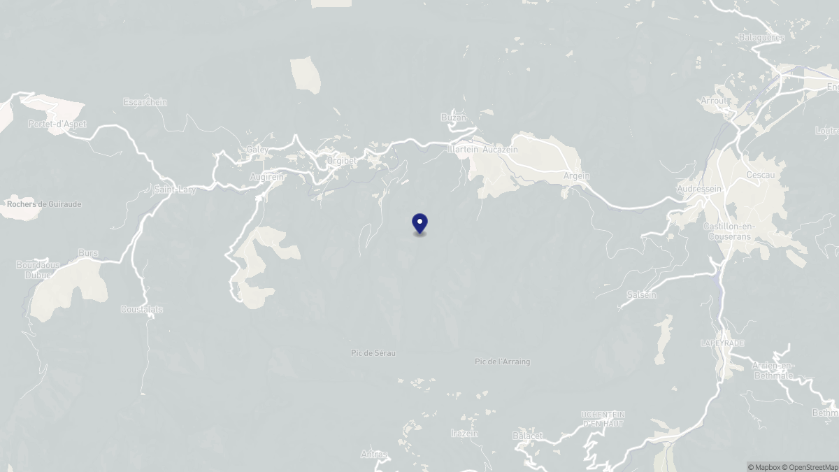 Aperçu cartographique de Illartein, centré sur la commune