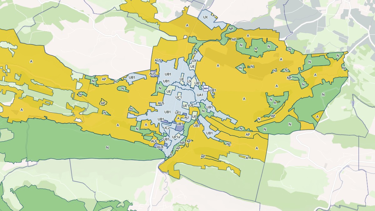 Aperçu cartographique de Laroque-d'Olmes, centré sur la commune
