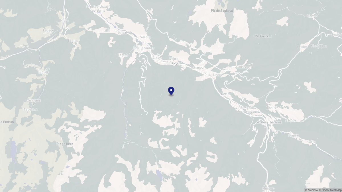 Aperçu cartographique de Lassur, centré sur la commune