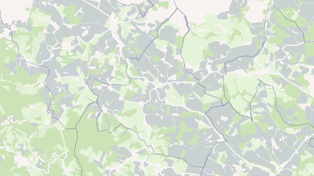 Aperçu cartographique de Lescousse, centré sur la commune
