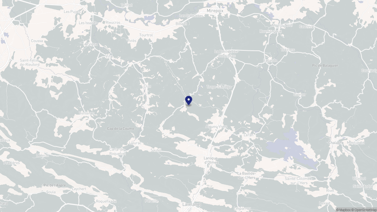Aperçu cartographique de Limbrassac, centré sur la commune