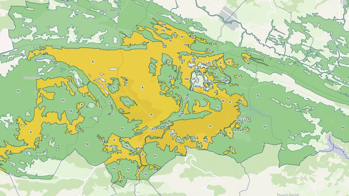 Aperçu cartographique de Le Mas-d'Azil, centré sur la commune