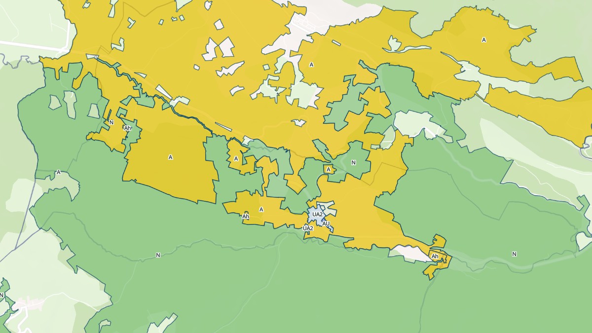 Aperçu cartographique de Nalzen, centré sur la commune