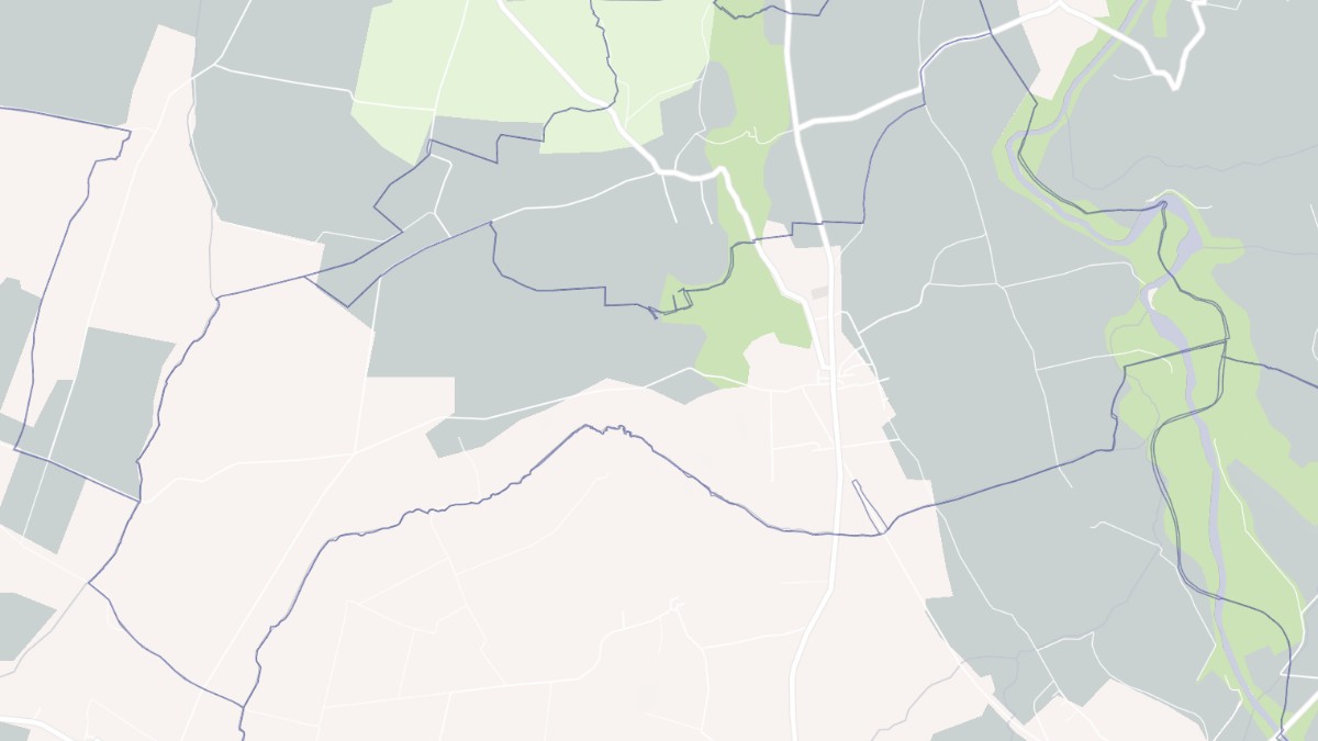 Aperçu cartographique de Saint-Amadou, centré sur la commune