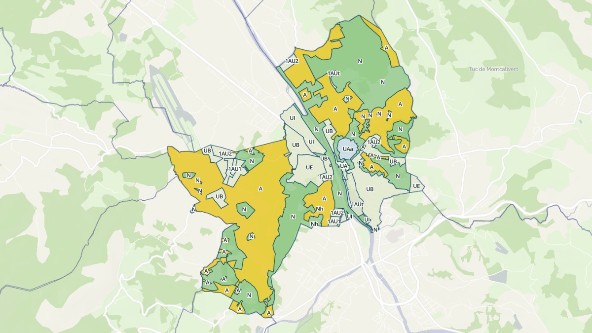 Aperçu cartographique de Saint-Lizier, centré sur la commune