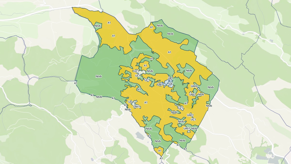 Aperçu cartographique de Saint-Martin-de-Caralp, centré sur la commune