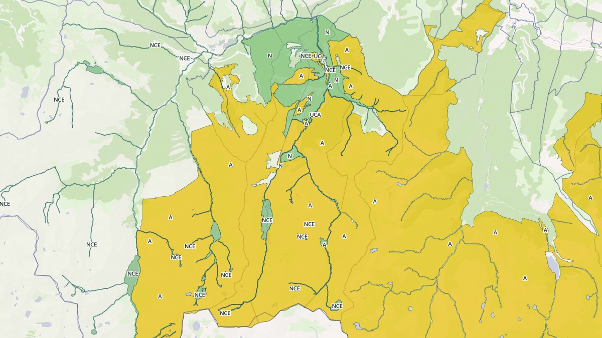 Aperçu cartographique de Siguer, centré sur la commune