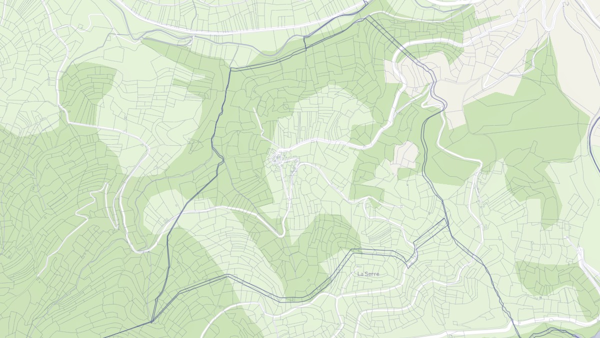 Aperçu cartographique de Sor, centré sur la commune