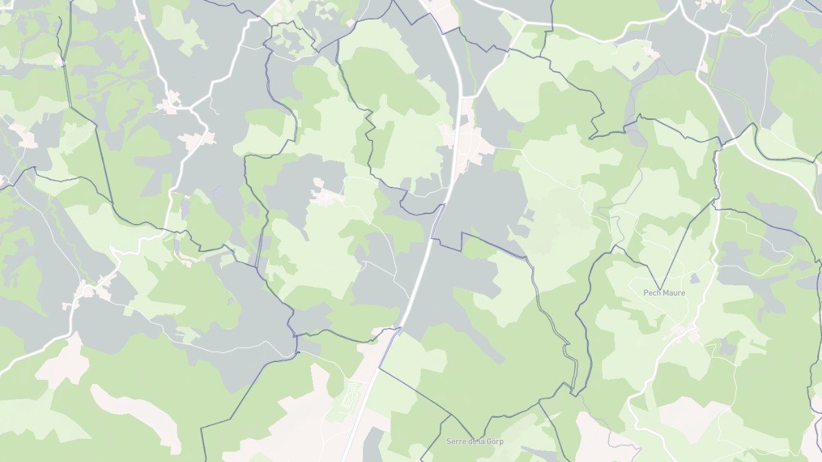 Aperçu cartographique de Troye-d'Ariège, centré sur la commune
