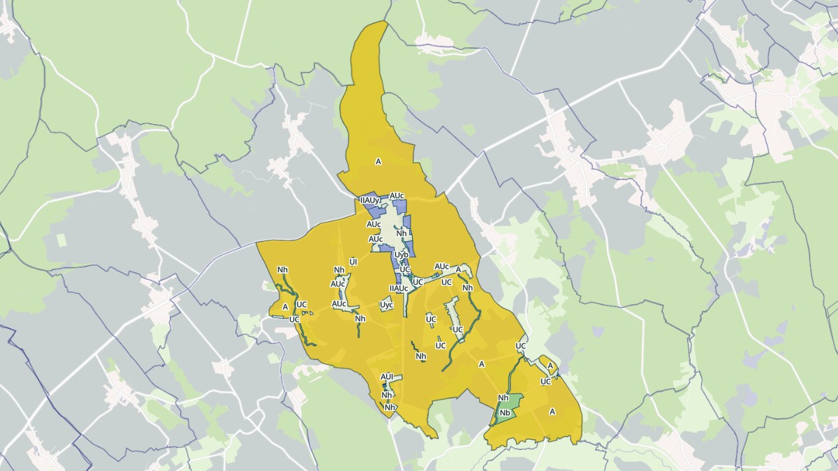 Aperçu cartographique de Auxon, centré sur la commune