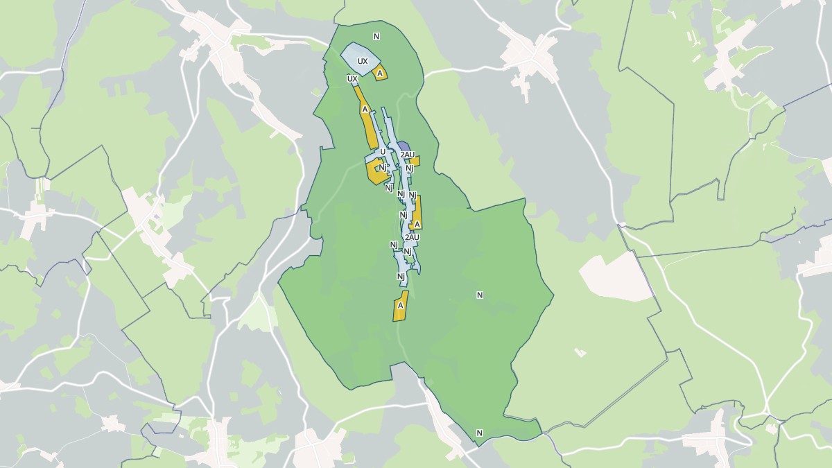 Aperçu cartographique de Bercenay-en-Othe, centré sur la commune