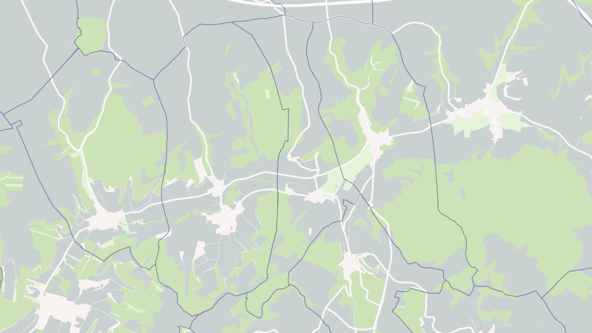 Aperçu cartographique de Bertignolles, centré sur la commune