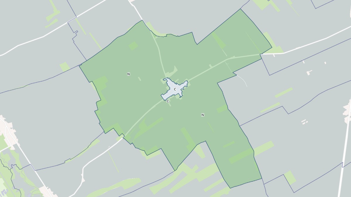 Aperçu cartographique de Chapelle-Vallon, centré sur la commune