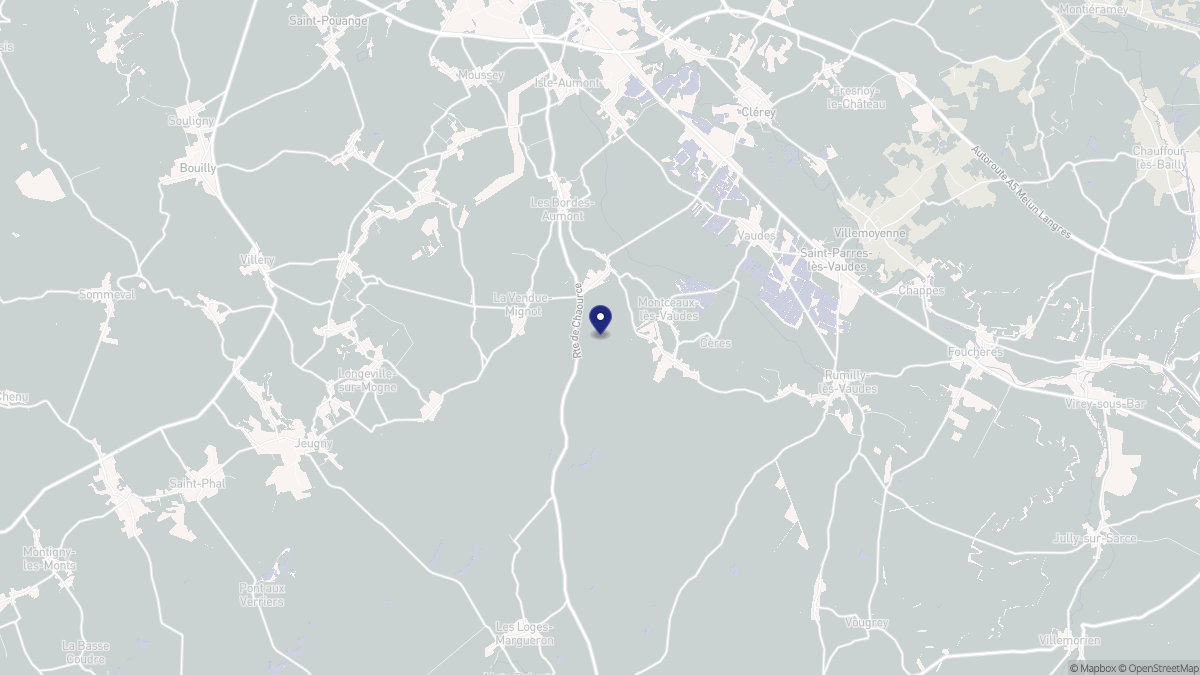 Aperçu cartographique de Cormost, centré sur la commune