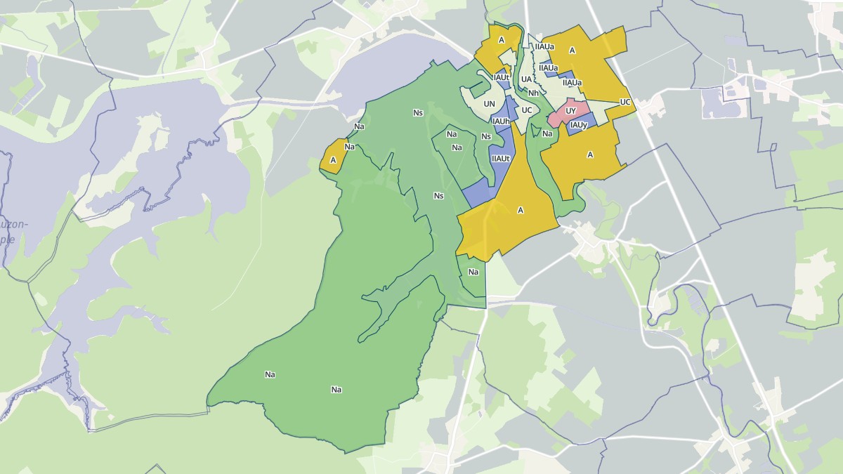 Aperçu cartographique de Dienville, centré sur la commune