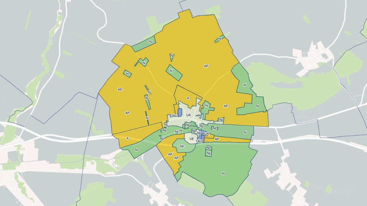 Aperçu cartographique de Fontvannes, centré sur la commune