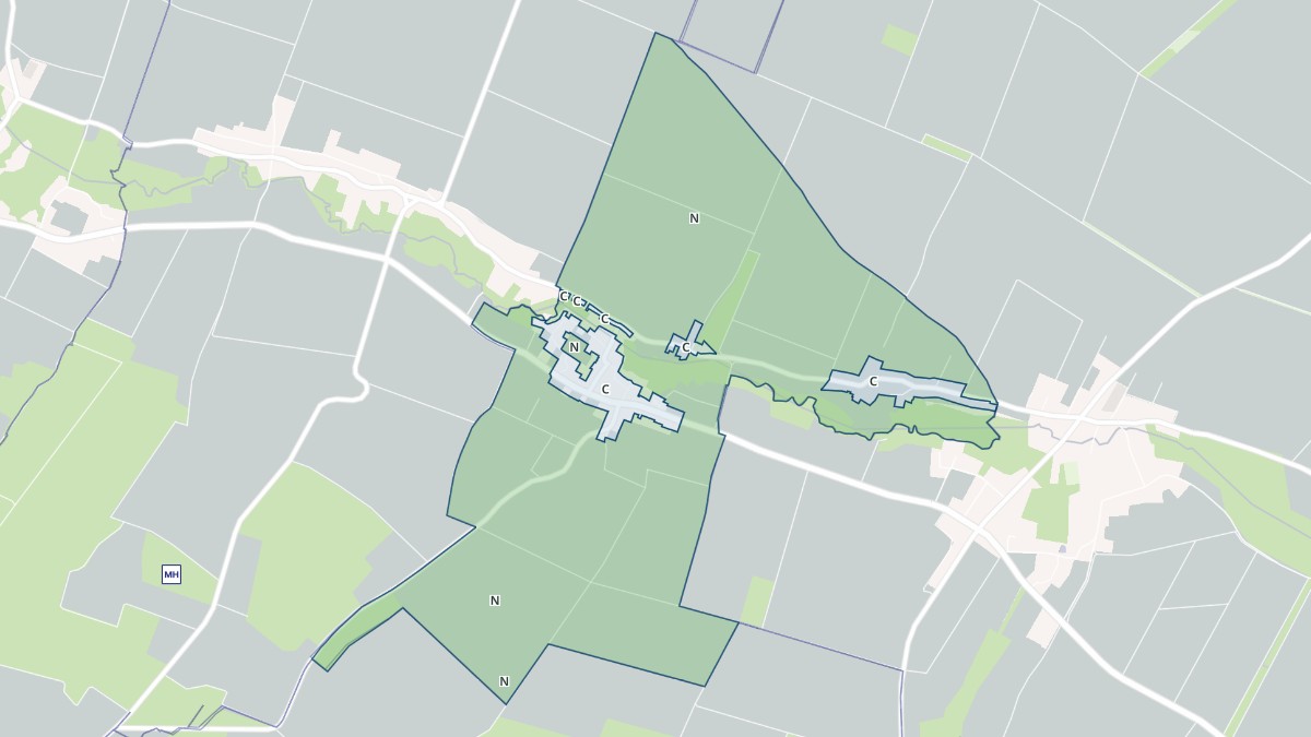 Aperçu cartographique de La Fosse-Corduan, centré sur la commune